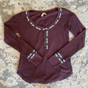 We The Free Rainbow Thermal Long Sleeve Tee